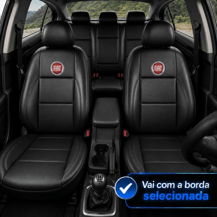 Capa Para Banco de Carro Couro Impermeável Automotivo Premium Capa Para Banco de Carro Couro Impermeável Automotivo Premium